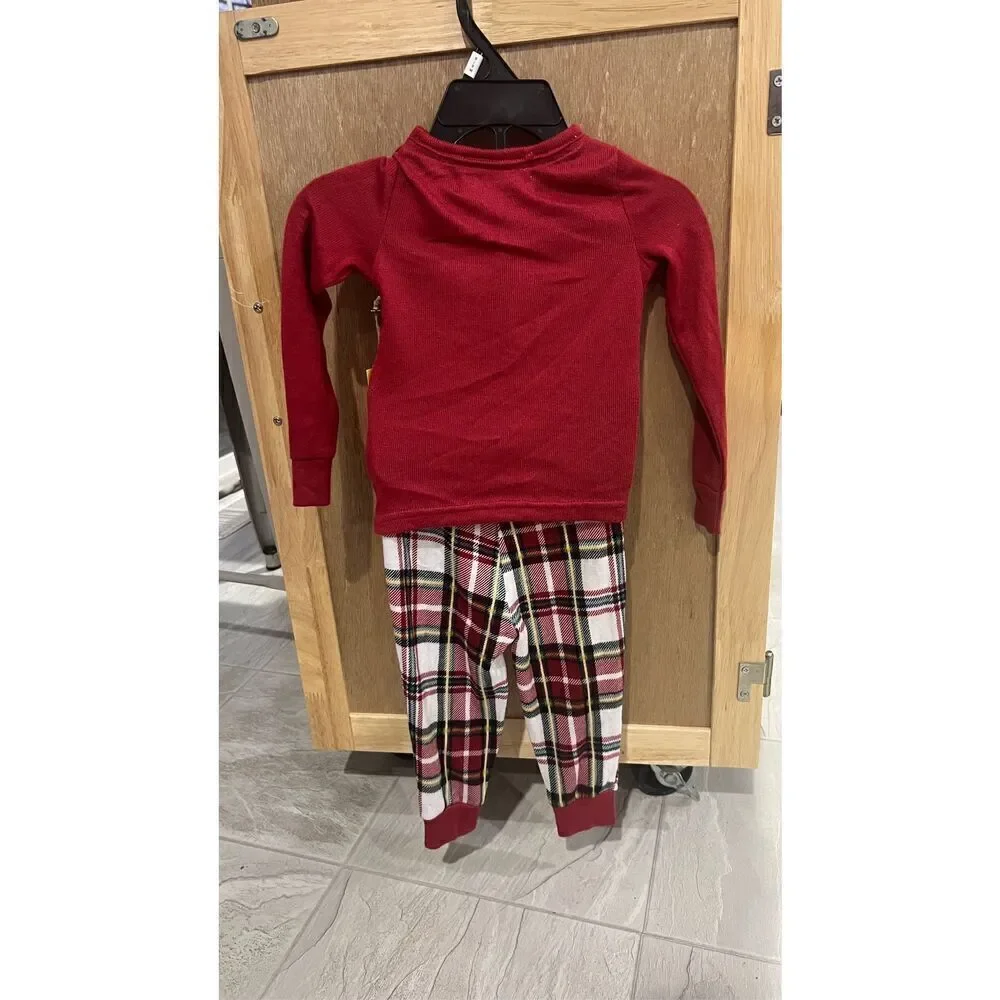 Rae Dunn Fa La La La La Baby Christmas Jammy Set Size 6-9 Month NEW